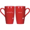 Naughty or Nice Latte Mug #1600