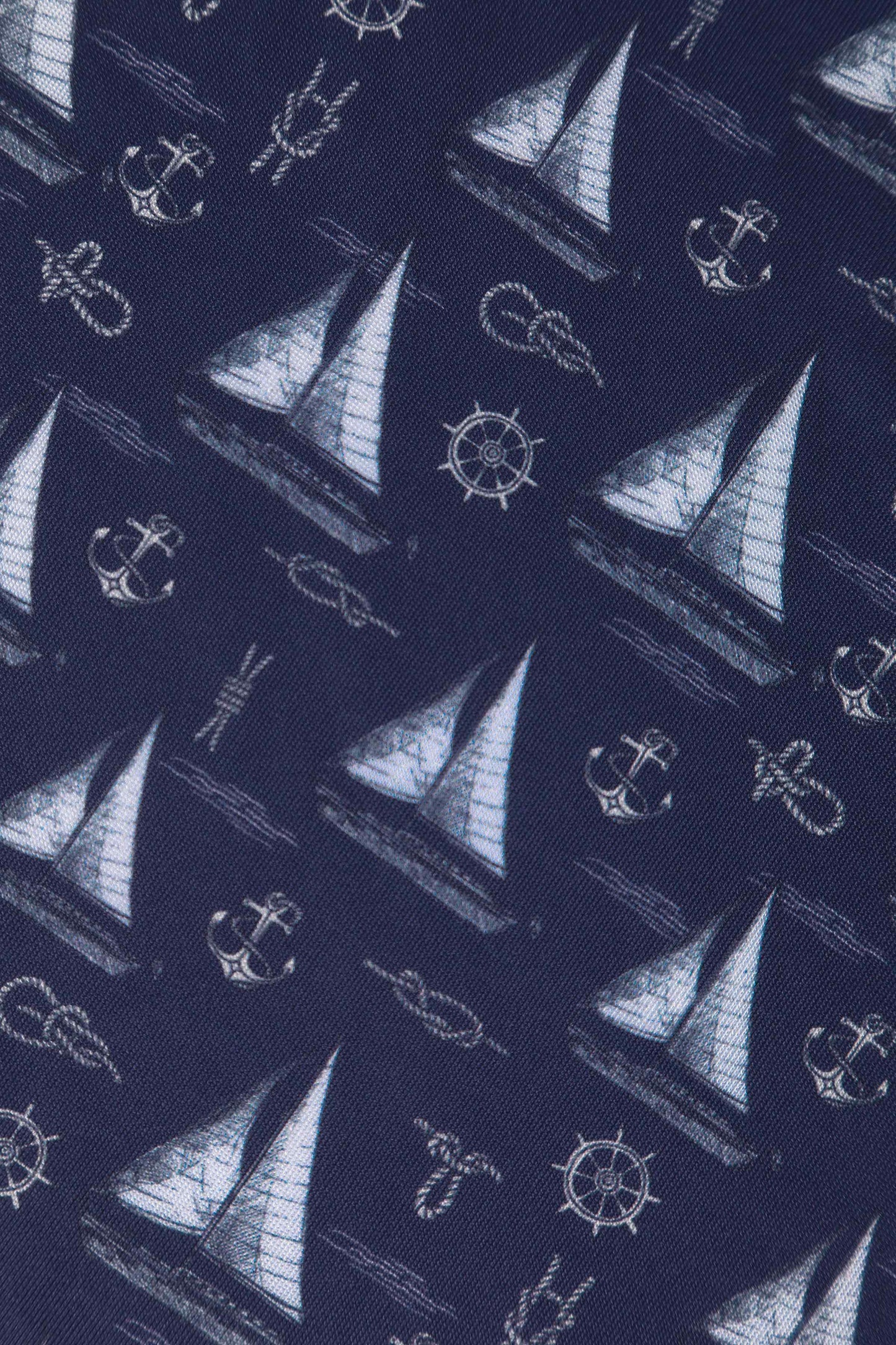 Darlene Nautical Sailboat Off Shoulder Dress