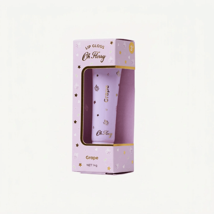 Oh Flossy Natural Lip Gloss Grape