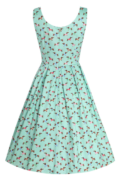 Amanda Picasso Sausage Dog Flared Dress