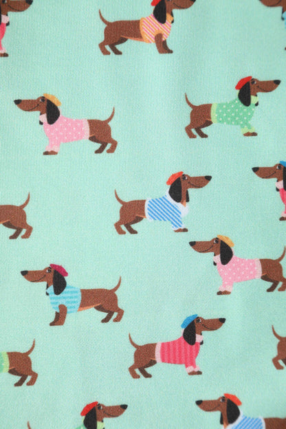 Amanda Picasso Sausage Dog Flared Dress