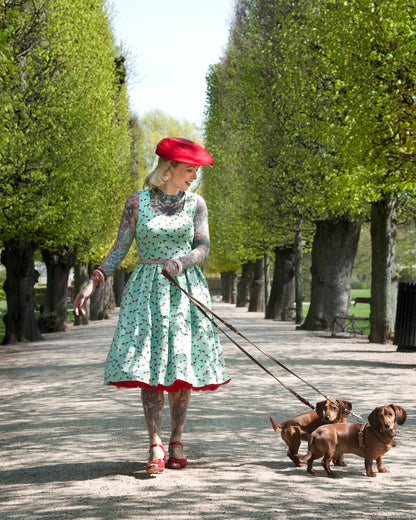 Amanda Picasso Sausage Dog Flared Dress