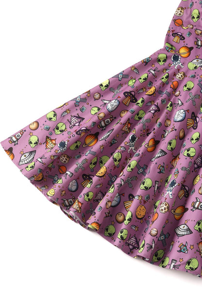 Melissa Purple UFOs Strapless Dress