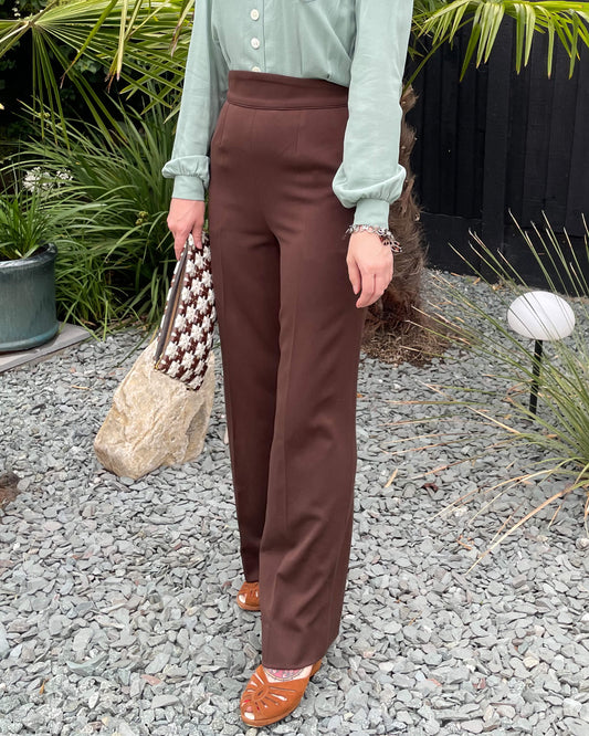 1940s Rosie Pants - Brown