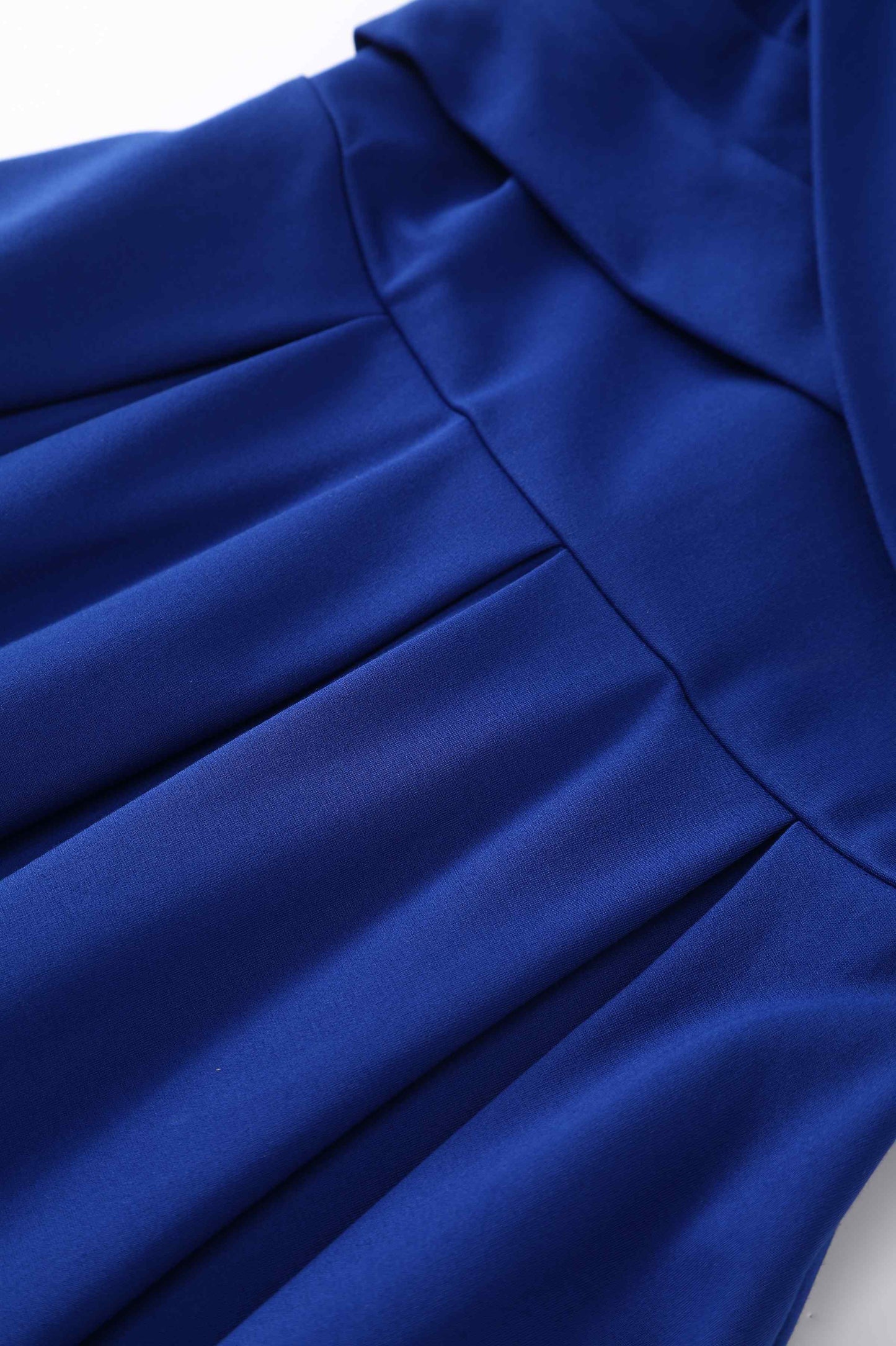 Beverly Royal Blue Off Shoulder Dress