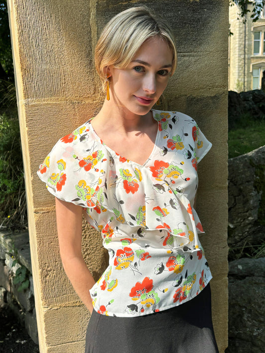 1930s Belle Blouse - Golden Haze