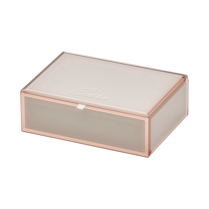 SARA Blush Medium Jewellery Box