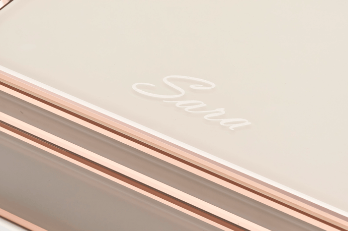 SARA Blush Medium Jewellery Box