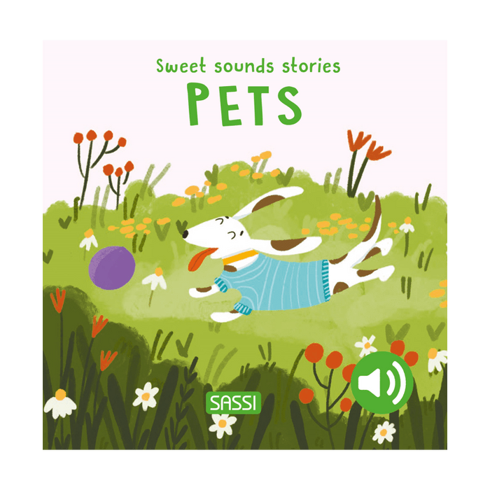 Sassi Board Book Sweet Sounds Stories - Pets