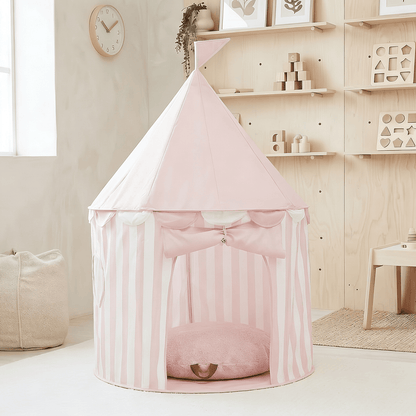 Stripe Circus Tent - Preorder Blush Pink