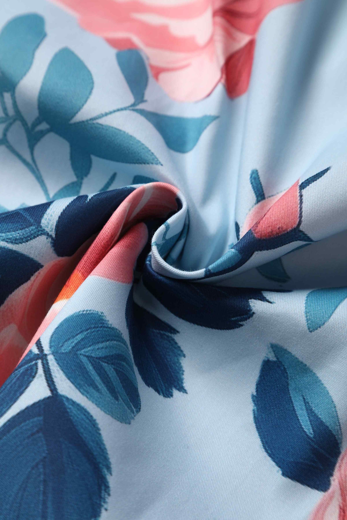 Lily Summer Rose Off Shoulder Dress In Light Blue