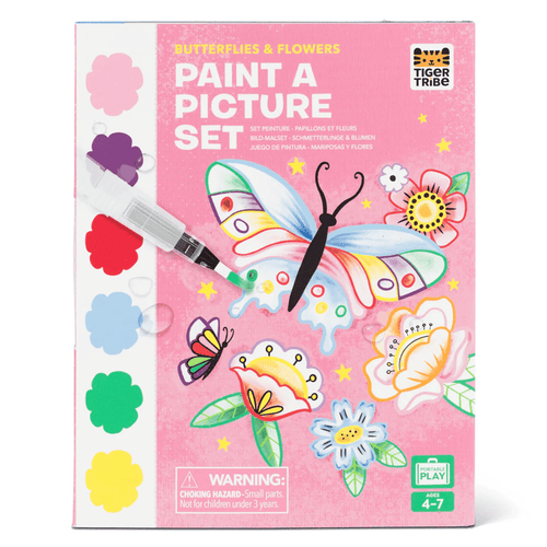 Tiger Tribe Paint a Picture Set - Butterflies & Flowers