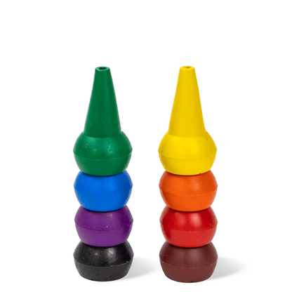 Tiger Tribe Stackable Crayons - Retro Rainbow