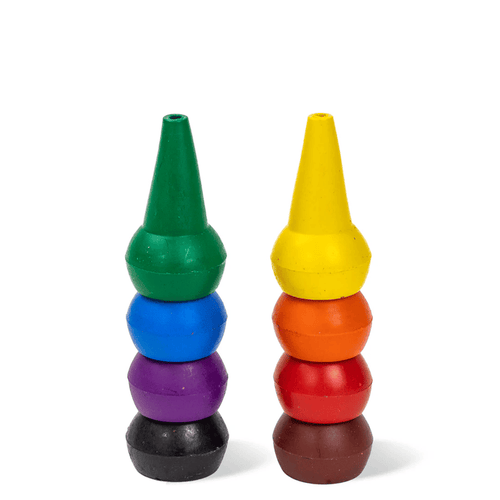 Tiger Tribe Stackable Crayons - Retro Rainbow