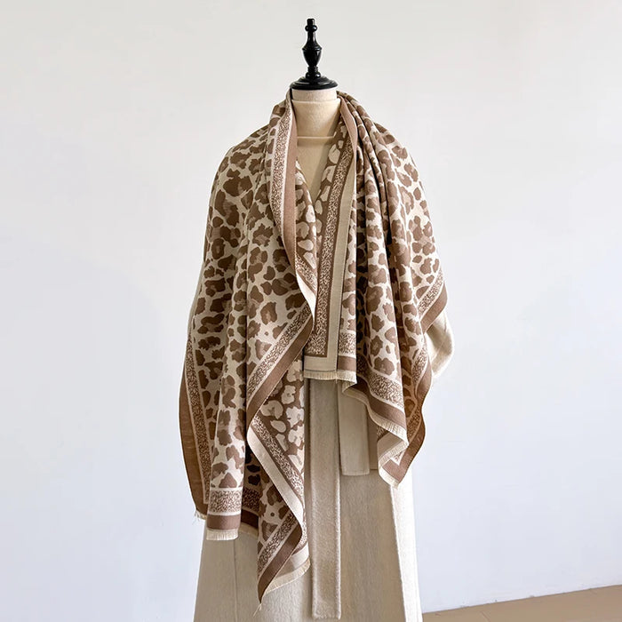 Tindara Pashmina Scarf Khaki