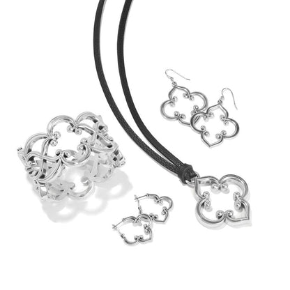 Toledo Hoop Earrings with bracelet and necklace