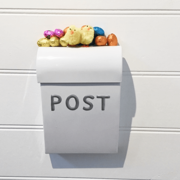 Toy Post Box White