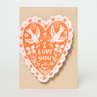 Love Birds Heart