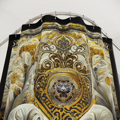 Winsor Regalia Shower Curtain Decorative Baroque Curtain Bathroom Curtain | D20121