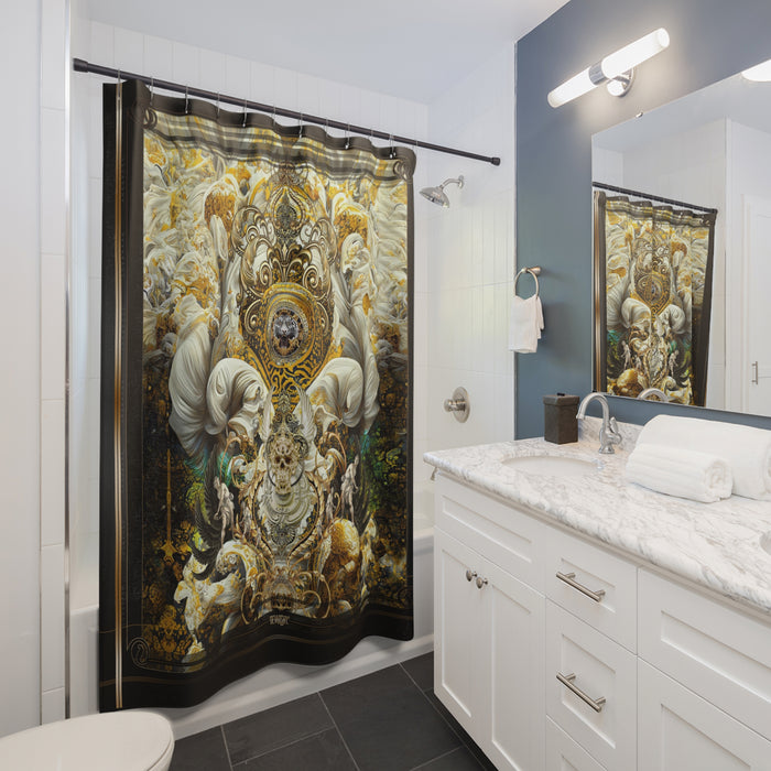 Winsor Regalia Shower Curtain Decorative Baroque Curtain Bathroom Curtain | D20121