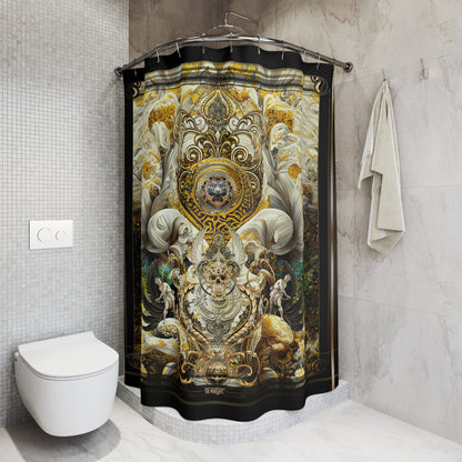 Winsor Regalia Shower Curtain Decorative Baroque Curtain Bathroom Curtain | D20121