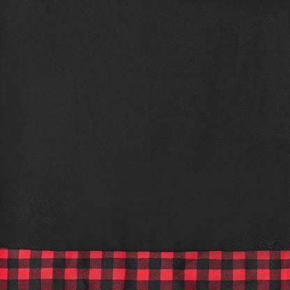 Cindy Retro Dress in Black and Red Checkered